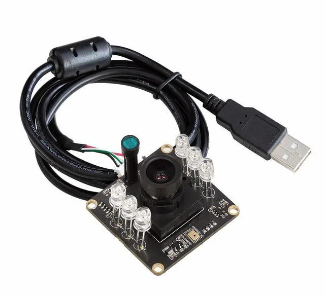 Main image of KEHIPI 1080P Day & Night Vision USB Camera for Computer, 2MP Automatic IR-Cut Switching All-Day Image USB2.0 Webcam Board with IR LEDs for Windows, Linux, Android and Mac OS