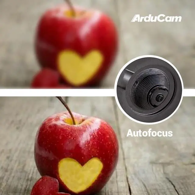 Alt view image 6 of 6 - KEHIPI  4K 8MP IMX219 Autofocus USB Camera Module with Metal Case, 1080P Mini UVC USB2.0 Video Webcam with Microphone, 3.3ft/1m Cable for Computer, Laptop, Raspberry Pi, Jetson Nano