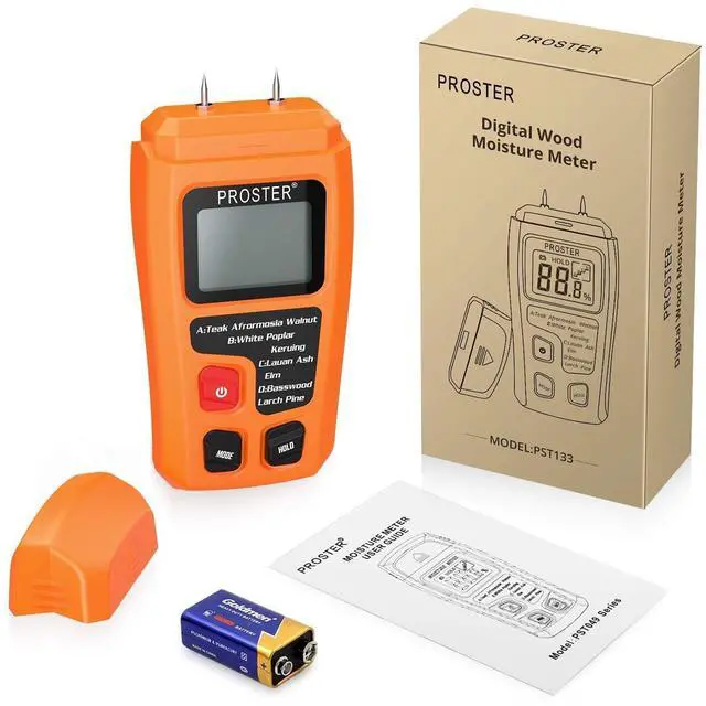 Alt view image 7 of 7 - KEHIPI Wood Moisture Meter - Digital Moisture Detector Moisture Tester, Pin-Type Moisture Detector Damp Tester for Wood Firewood Paper Floor