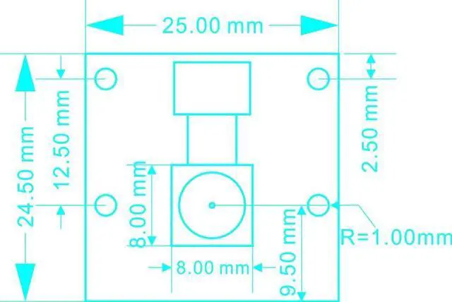 Alt view image 7 of 7 - KEHIPI for Raspberry Pi Zero Camera Module, 5MP OV5647 1080P Webcam on Raspbian (Cables in 2 Kinds)