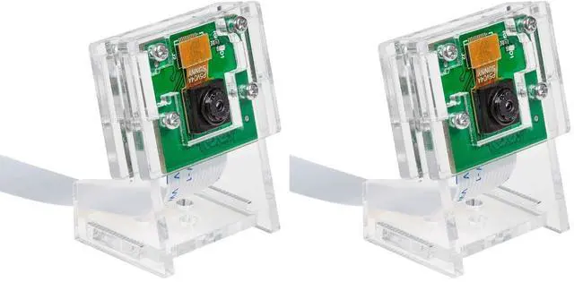 Main image of KEHIPI for Raspberry Pi Camera Module with Case, 5MP 1080P for Raspberry Pi 5, 4, 3/3B+ and More (Pack of 2)