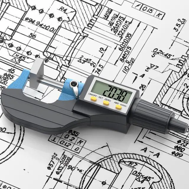 Alt view image 5 of 6 - KEHIPI Digital Micrometer, Outside Micrometer Precision Measuring Tool, 0-1"/0-25 mm, Inch/Metric 0.00005"/0.001 mm, Machinist Thickness Gauge Tool, Large LCD Display