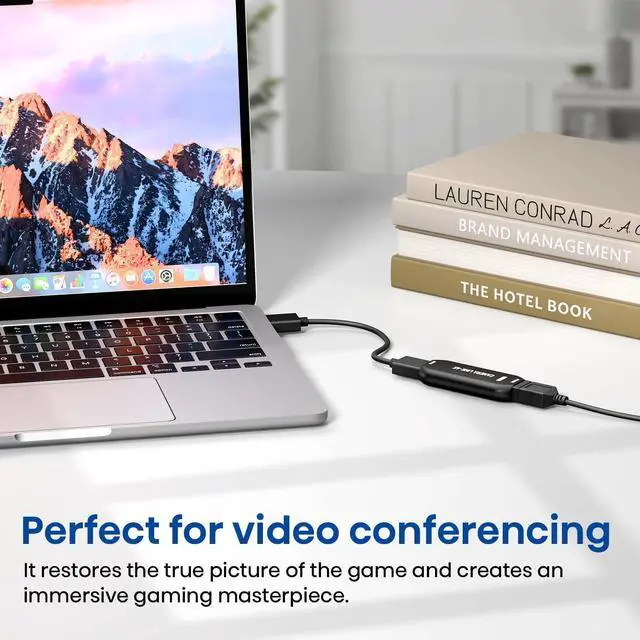 Alt view image 5 of 7 - KEHIPI Cam Link 4K External Capture Card for DSLR Camcorder ActionCam as Webcam, HDMI to USB 3.0, Meet/Stream/Record in 2K50/1080p60, Easy Connect for OBS/Zoom, Windows/Mac