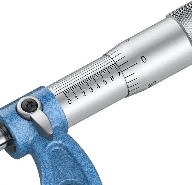 Alt view image 4 of 7 - KEHIPI Outside Micrometer Set, 1-2" Machinist Micrometer, 1 Pcs Machinist Tool Set, 0.0001" Graduation Micrometer Set, Alloy Precision Micrometer, Micrometer Standard Set with Case