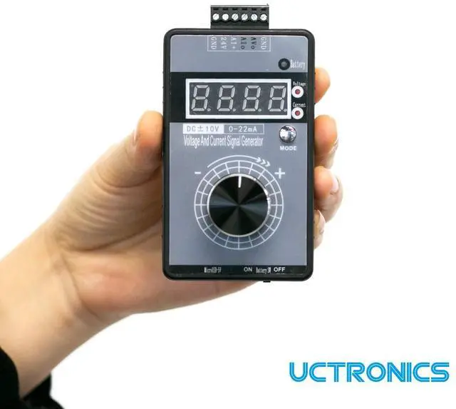 Alt view image 5 of 6 - KEHIPI DC ±10V 0/4-20mA Current Voltage Signal Generator, USB Power Supply Interface Analog Simulator for PLC and Panel Debugging, Device Testing, Frequency Converter, Flow Valve (Without Battery)