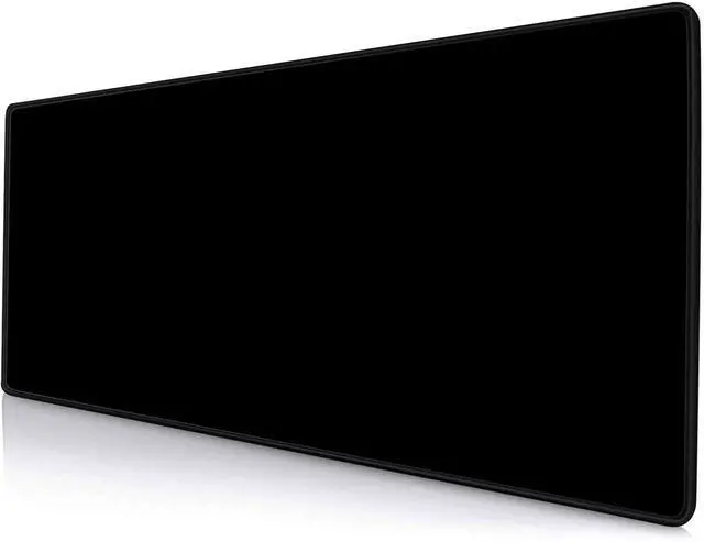 Main image of KEHIPI Black Large Gaming Mouse Pad with Stitched Edges, Desk Pad Extended Keyboard Mat, Non-Slip Rubber Base Mousepads for Laptop, Office, Home, 31.5X11.8 inch