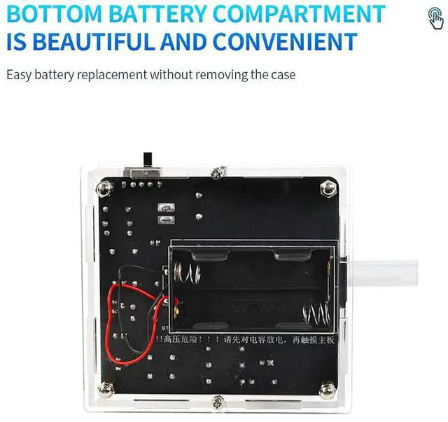 Alt view image 6 of 6 - KEHIPI STEM Projects DIY Toys Soldering Practice Kit, Electric Magnetic Transmitter Educational Electronics Kit, Mini DIY Shooting Game Toy Gift for Teens Boys Girls