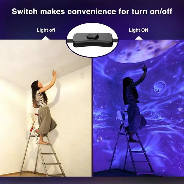 Alt view image 6 of 7 - KEHIPI  4 Pack 38W LED Black Lights, Blacklight Flood Light with Plug, IP66 Waterproof, for Halloween Party, Glow in The Dark, Stage Lighting, Aquarium, Body Paint, Fluorescent Poster, Neon Glow