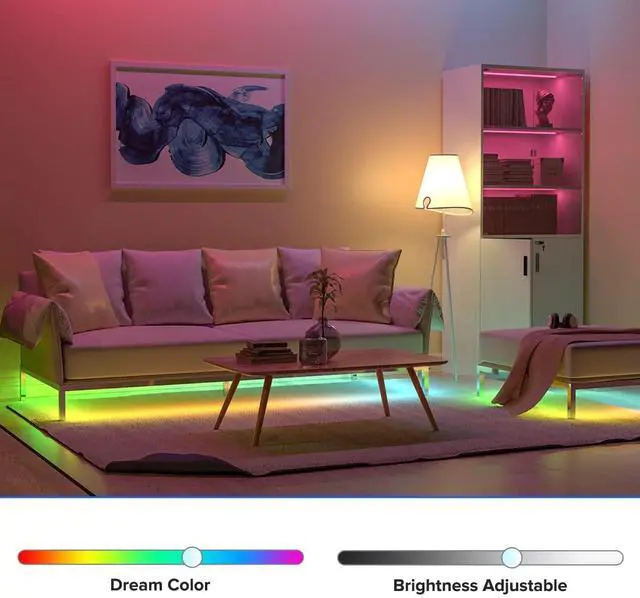 Alt view image 6 of 7 - KEHIPI C05W RGBCCT PWM SMD FCOB (+ R G B C W) 6PIN LED Strip 2.4GHz Tuya WiFi Group Controller Alexa Google Home Control Match with WR01RF RC03RFB RC04RFB RC05RFB Remote