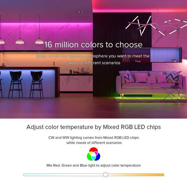 Alt view image 5 of 6 - KEHIPI Tuya Zigbee 3.0 C03Z Controller Support RGB Color 4 pin (+V R G B) PWM LED Strip Bulb Compatible with Echo Plus/4th Gen Tuya Gateway DC5V/DC12V/DC24V Max 15A