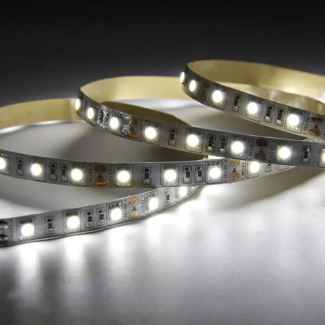 Alt view image 3 of 7 - KEHIPI LED Light Strip White, 6000K Daylight White Lights 16.4 Ft 300leds 60leds/m 5050 SMD Flexible Waterproof Tape for Boats, Bathroom, Mirror, Ceiling