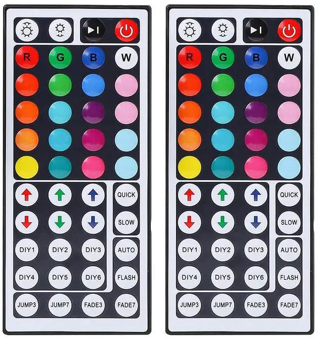 Main image of KEHIPI 44 Keys RGB LED Light Strip Wireless Remote Controller Led Light Remote Replacement for SMD 5050 2835 3528 Led Strip Lights