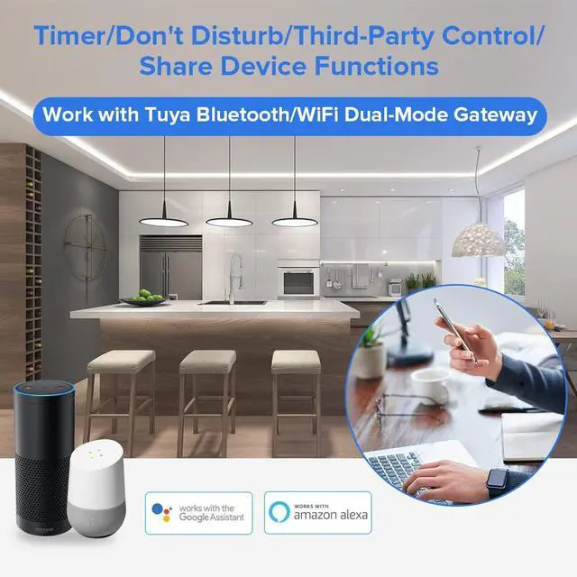 Alt view image 4 of 6 - KEHIPI 5in1 LM052 Tuya Zigbee3.0 LED Controller Support Dimming CCT RGB RGBW RGBCCT PWM LED Strip Compatible with Echo Plus/4th Gen, Tuya Gateway Work with WR01RF WR02RF etc