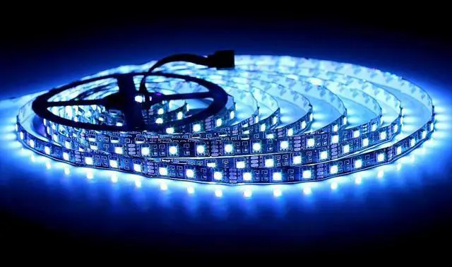 Alt view image 7 of 7 - KEHIPI 5050 RGB LED Strip Lights-32.8ft 600 LEDs, DC 24V Color Changing LED Lights Black PCB for Valentine Decor, Wedding Sparklers, Christmas Lights, Indoor Decoration (Only Light Strip)