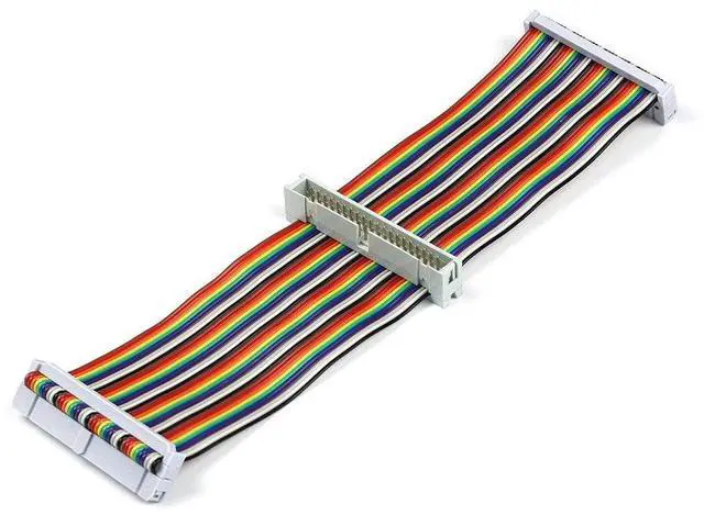 Alt view image 3 of 7 - KEHIPI GPIO Breakout Kit for Raspberry Pi Pico- Assembled Pi T- Type Breakout + 830 Tie Points Solderless Breadboard + 40 Pin Male - Female - Male Rainbow Ribbon Cable + 65pcs Jump Wires