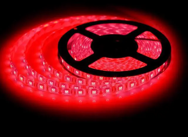 Alt view image 6 of 6 - KEHIPI Red LED Strip Lights Waterproof, 16.4ft 300leds Rope Lighting, Flexible Tape for TV, Boat, Vehicles, Cars, Dome, Room