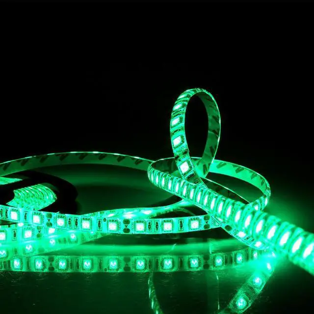 Alt view image 6 of 7 - KEHIPI Green LED Light Strip, 16.4ft Bright Green LED Tape Lights, 300 Units SMD 5050 LEDs, IP65 Waterproof Flexible Rope Lights for Room, Kitchen, Under Cabinet Lighting, Party