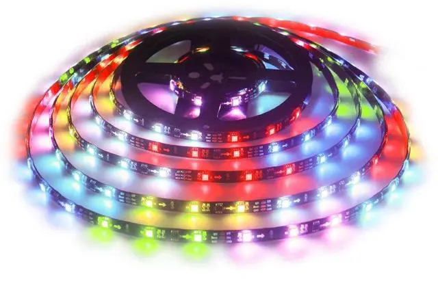 Main image of KEHIPI WS2811 12V Addressable RGB LED Strip Light 16.4ft 150 LEDs Dream Color Programmable Digital LED Flexible Pixel Lights Waterproof IP65 with 3M VHB Heavy Duty Self-Adhesive Back for DIY Project