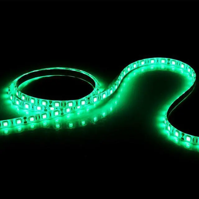 Alt view image 7 of 7 - KEHIPI Green LED Light Strip, 16.4ft Bright Green LED Tape Lights, 300 Units SMD 5050 LEDs, IP65 Waterproof Flexible Rope Lights for Room, Kitchen, Under Cabinet Lighting, Party