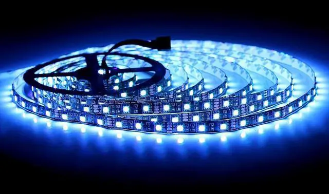 Alt view image 7 of 7 - KEHIPI 5050 RGB LED Strip Lights-16.4ft 300 LEDs, Color Changing LED Lights for Valentine, Wedding Sparklers, Christmas Lights, Indoor Decoration
