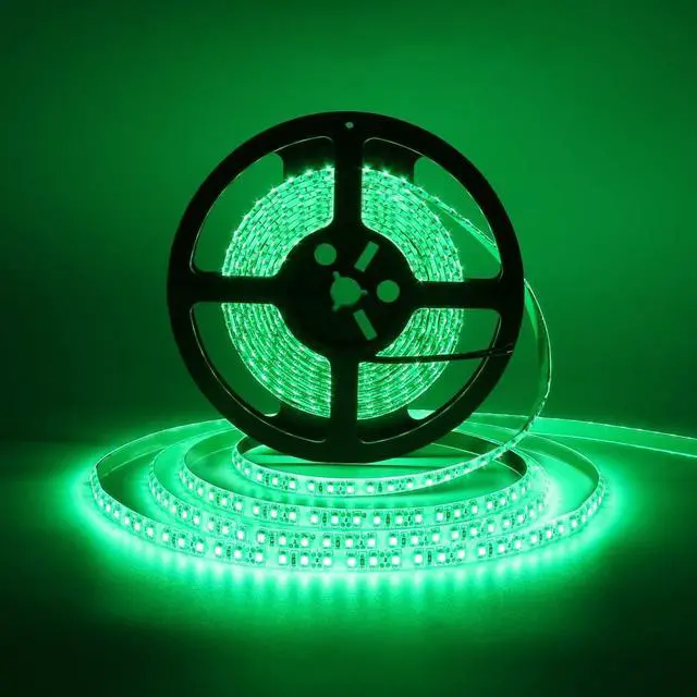 Main image of KEHIPI 600 LEDs Light Strip Waterproof, 16.4FT Green LED Rope Lighting Flexible Tape Decorate for Bedroom Boat Car TV backlighting Holidays Party (Green)