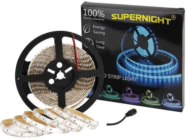 Alt view image 6 of 7 - KEHIPI 600 LEDs Light Strip Waterproof, 16.4FT Green LED Rope Lighting Flexible Tape Decorate for Bedroom Boat Car TV backlighting Holidays Party (Green)