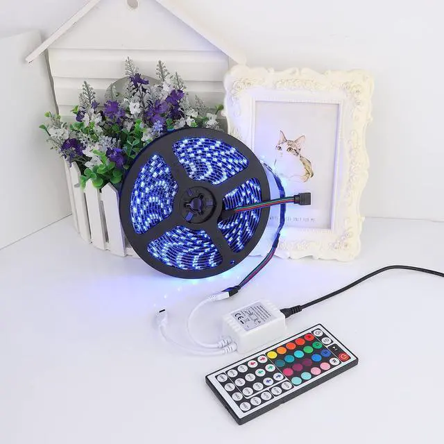 Alt view image 6 of 6 - KEHIPI 44 Key RGB LED Strip Light Remote Controller, IR Remote Controller Replacement for SMD 5050 3528 2835 RGB LED Light Strip Lights (2 Pack)