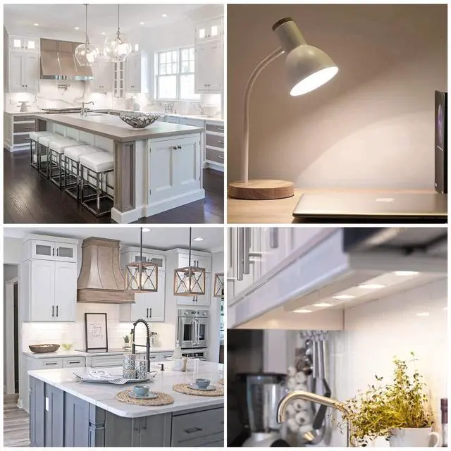 Alt view image 6 of 7 - KEHIPI Dimmable G8 LED Light Bulbs, 20W-25W Halogen Replacement, Natural White 4000K, T4 JCD Type 2-Pin Base, 120V Mini G8 Bulbs for Under Cabinet Puck Light, Under Counter Light (10 Pack)