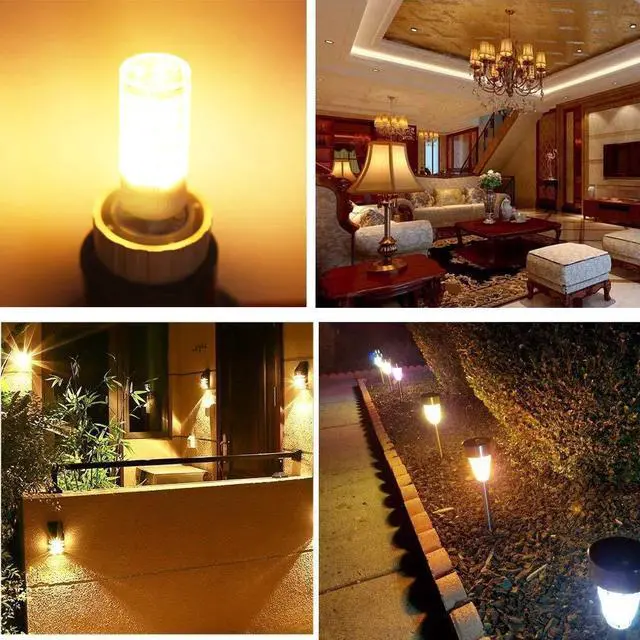 Alt view image 4 of 7 - KEHIPI G4 LED Bulbs 5W T3 40W Halogen Replacement 12V AC/DC JC Bi-Pin Base for Outdoor Landscape Lighting Deck Stair Step Path Lights, Warm White 2700K, Non-Dimmable (10 Pack)