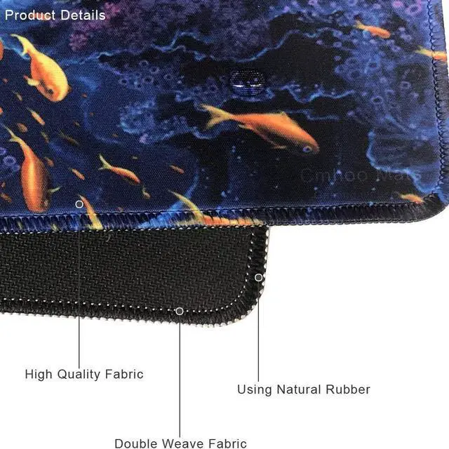 Alt view image 6 of 7 - KEHIPI XXL Gaming Mouse Mat Extended & Extra Large Mouse Pad-80x40 haidi004