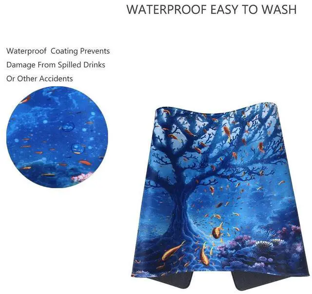 Alt view image 4 of 7 - KEHIPI XXL Gaming Mouse Mat Extended & Extra Large Mouse Pad-80x40 haidi004