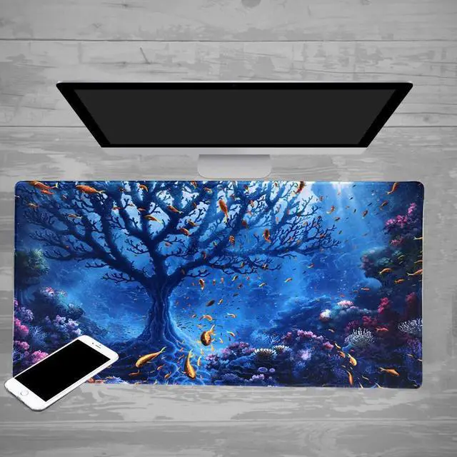 Alt view image 7 of 7 - KEHIPI XXL Gaming Mouse Mat Extended & Extra Large Mouse Pad-80x40 haidi004