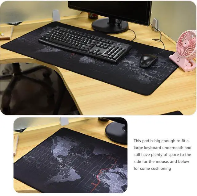 Alt view image 4 of 6 - KEHIPI XXL Gaming Mouse Mat Extended & Extra Large Mouse Pad (80 * 40 Map)
