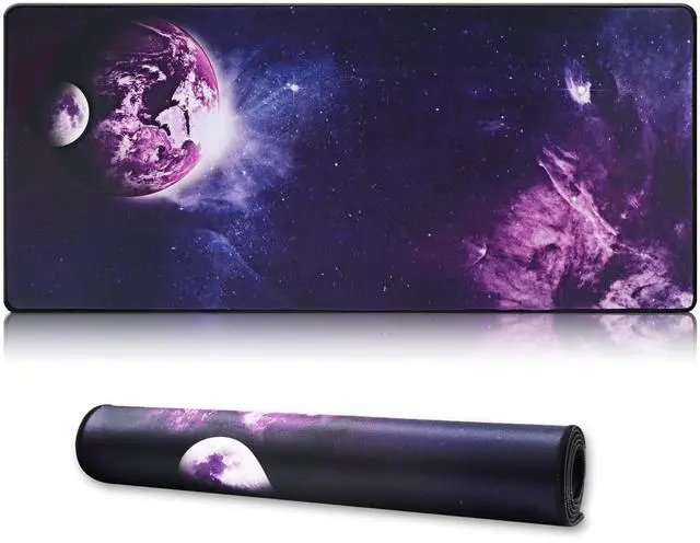 Main image of KEHIPI XXL Professional Large Mouse Pad & Computer Game Mouse Mat (35.4x15.7x0.1IN, Sky Planet)