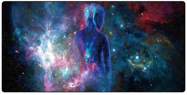 Main image of KEHIPI XXL Professional Large Mouse Pad & Computer Game Mouse Mat (35.4x15.7x0.1IN, Sky Girl)