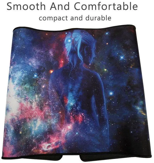 Alt view image 5 of 7 - KEHIPI XXL Professional Large Mouse Pad & Computer Game Mouse Mat (35.4x15.7x0.1IN, Sky Girl)