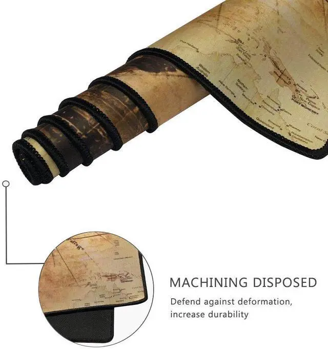 Alt view image 3 of 7 - KEHIPI XXL Professional Large Mouse Pad & Computer Game Mouse Mat (35.4x15.7x0.1IN, Boat)