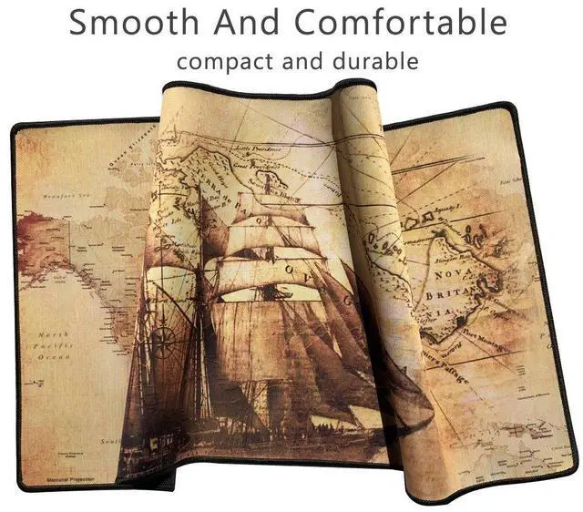 Alt view image 6 of 7 - KEHIPI XXL Professional Large Mouse Pad & Computer Game Mouse Mat (35.4x15.7x0.1IN, Boat)