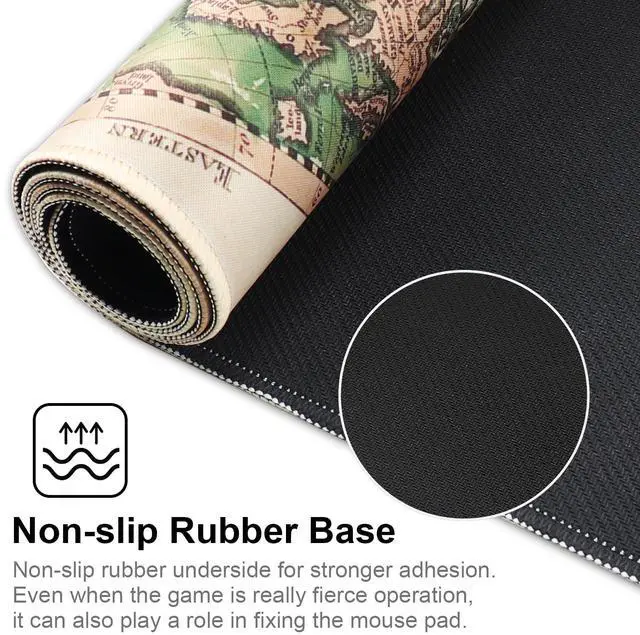 Alt view image 3 of 6 - KEHIPI Professional Gaming Mouse Pad XXL & Computer Large Mouse Pad Table Mat(35.4x15.7x0.1IN, Ball)