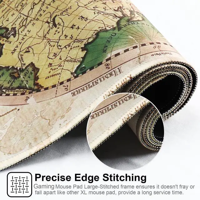 Alt view image 5 of 6 - KEHIPI Professional Gaming Mouse Pad XXL & Computer Large Mouse Pad Table Mat(35.4x15.7x0.1IN, Ball)