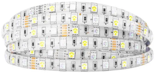 Main image of KEHIPI 5050 RGBW RGB+Cool White(6000K-7000K) 150RGB+150White LED Tape Light 5m 16.4ft 60LED/m Multi-Colored IP65 10mm Width FPCB DC12V for Bedroom Home Decoration(No Adapter or Controller)