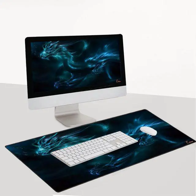 Alt view image 6 of 6 - KEHIPI XXL Professional Large Mouse Pad & Computer Game Mouse Mat (35.4x15.7x0.1IN, Dragon)