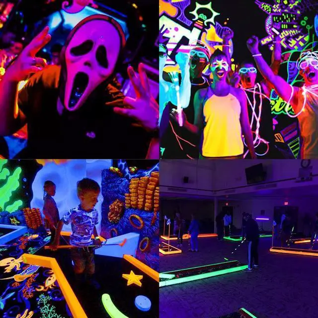 Alt view image 3 of 7 - KEHIPI LED Black Light Bulb,12W(100Watt Equivalent) A19 UV Blacklight Bulb,120V,UVA Level 390-400nm,E26 Medium Base,Glow in The Dark for Blacklight Party,Fluorescent Poster,Neon Glow(2 Pack)