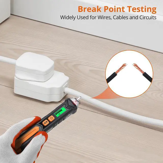 Alt view image 3 of 7 - KEHIPI Non Contact Voltage Tester Pen - with Electric Outlet Tester Socket Tester Kit with LED Flashlight