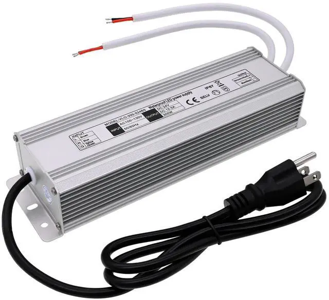 Main image of KEHIPI 24V LED Power Supply 300W Low Voltage Transformer Adapter,AC100-130V to DC24V 12.5A 300 Watts LED Driver Waterproof IP67 for Indoor and Outdoor LED Lights Use