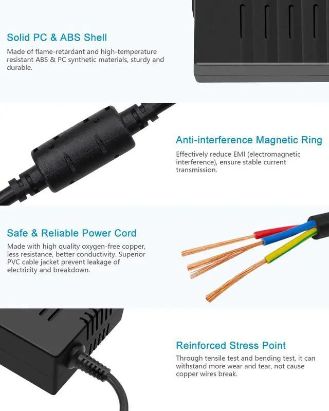 Alt view image 3 of 7 - KEHIPI 12V 15A Power Supply DC 12 Volt 15amp 180W LED Driver Power Adapter AC to DC Converter 10A 5A Low Voltage Transformer 5.5x2.5 2.1mm Barrel for DC12V Device LED Light Printer Fan Pump Camera