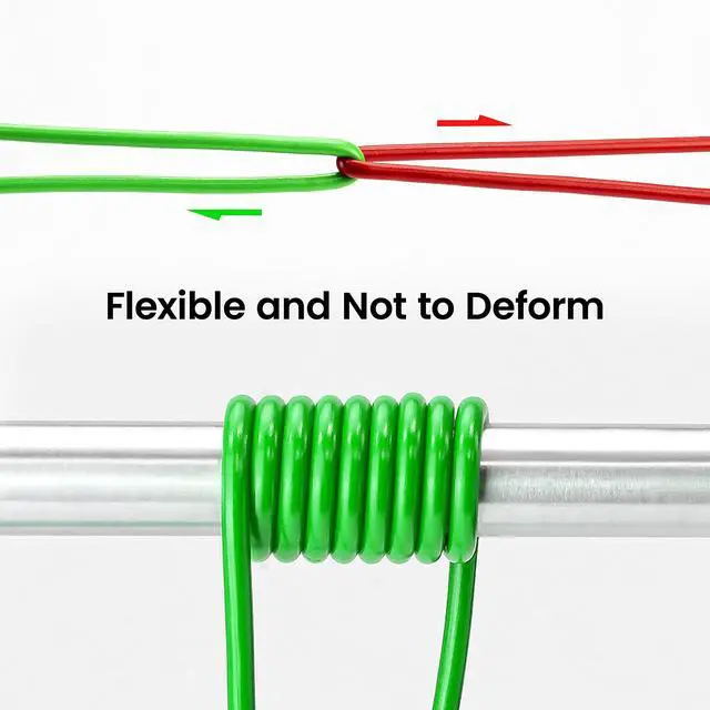 Alt view image 4 of 7 - KEHIPI 5PCS Alligator Clips Electrical Test Leads Set, 15A Jumper Wires Heavy Duty with Protective Copper Clips, Premium Cables for Electrical Testing, Experiment, 5 Colors 39.6 inches