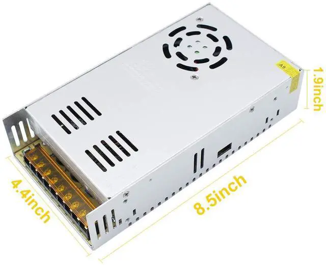 Alt view image 6 of 7 - KEHIPI 12V 450W LED Power Supply,12 Volt DC Switching Power Supply, 37.5A, 100-240V AC to DC 12 Volt LED Driver, Converter, Transformer for LED Strip Light, Computer Project