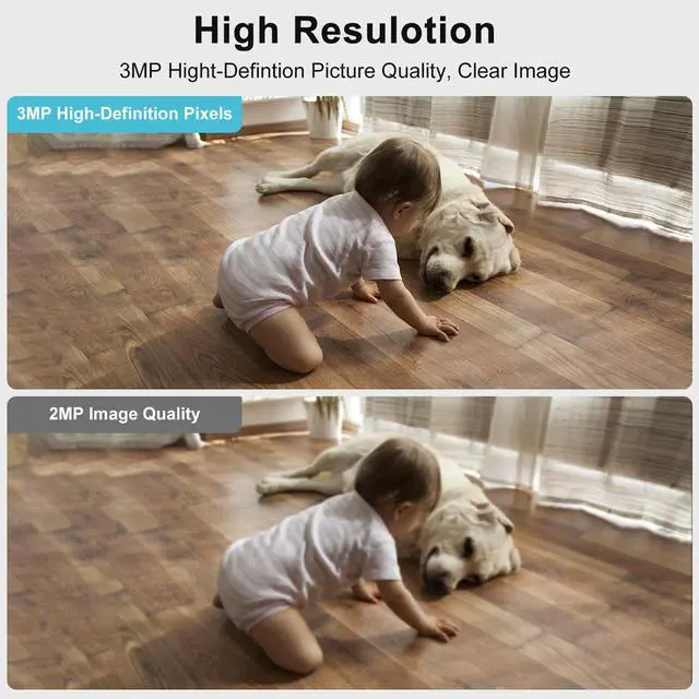 Alt view image 5 of 7 - KEHIPI HD 2K 3.0MP Wireless Light Bulb Security Camera with E27 Light Connector, Motion Auto Tracking, 2 Way Audio, Spotlight Night Vision, Free APP, WiFi Screw-in CCTV Camera, Black(4pack)