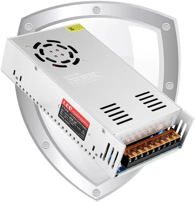 Main image of KEHIPI 24V 25A 600W LED Power Supply, 100-240V AC to DC 24 Volt Universal Regulated Switching LED Driver, Transformer, Adapter for LED Strip Light, CCTV, Computer Project, 3D Printer etc